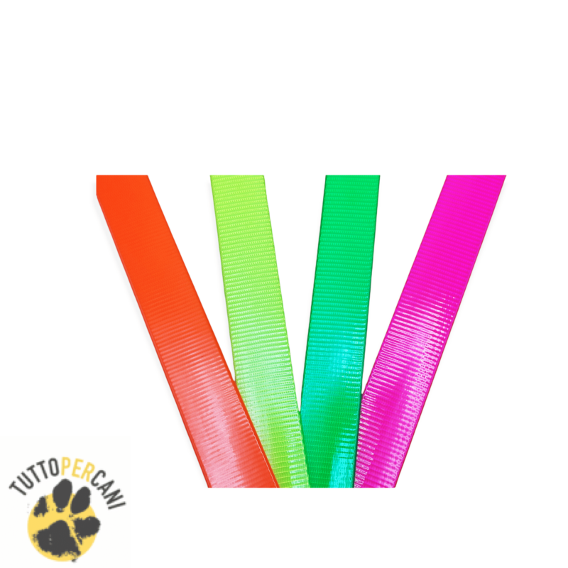 LINEA STANDARD ALTA VISIBILITÀ TINTA UNITA - misura MEDIUM 19mm/40-50cm - immagine 6